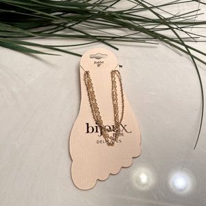 Bijoux bar anklet set